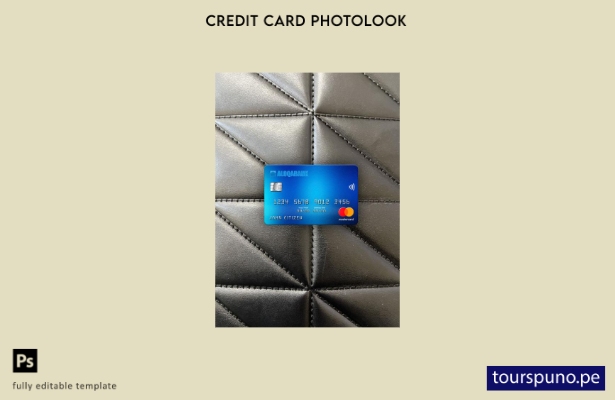 listo para imprimir Uzbekistán Aloqabank mastercard photolook plantilla frontal